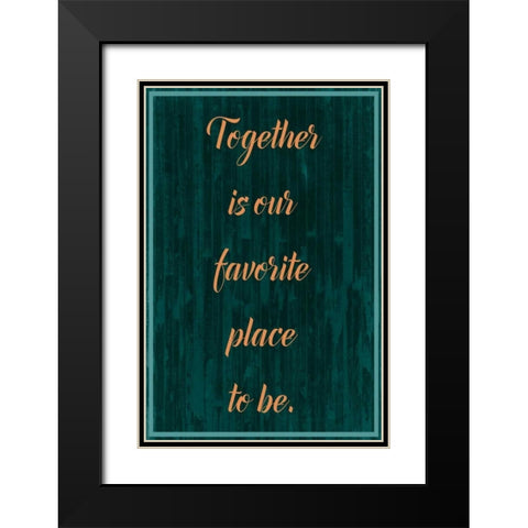 Spice Family Rules II Black Modern Wood Framed Art Print with Double Matting by Popp, Grace