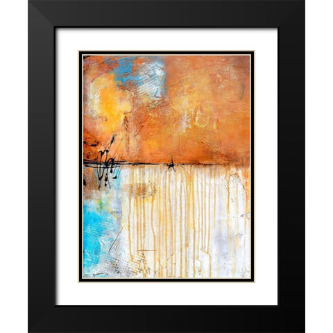 November Rain I Black Modern Wood Framed Art Print with Double Matting by Ashley, Erin
