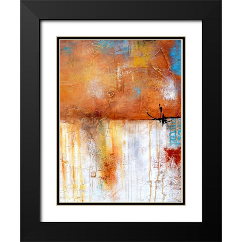 November Rain II Black Modern Wood Framed Art Print with Double Matting by Ashley, Erin