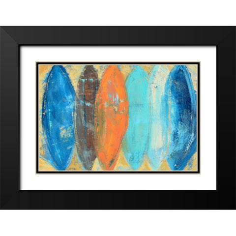Navaho Summer Black Modern Wood Framed Art Print with Double Matting by Ashley, Erin