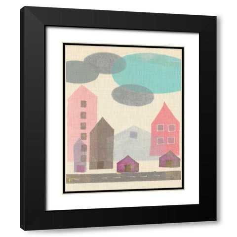 Abode I Black Modern Wood Framed Art Print with Double Matting by Galapon, Nikki