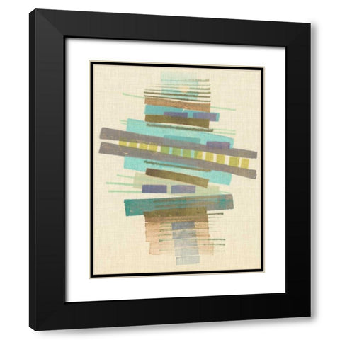 Balancing I Black Modern Wood Framed Art Print with Double Matting by Galapon, Nikki