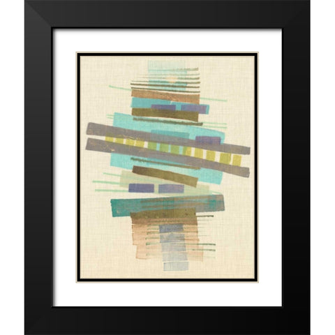 Balancing I Black Modern Wood Framed Art Print with Double Matting by Galapon, Nikki