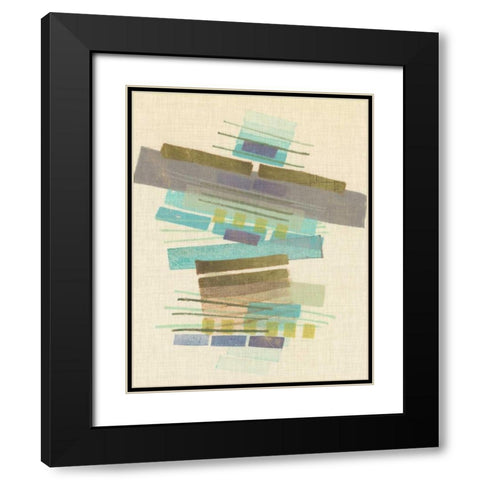 Balancing II Black Modern Wood Framed Art Print with Double Matting by Galapon, Nikki