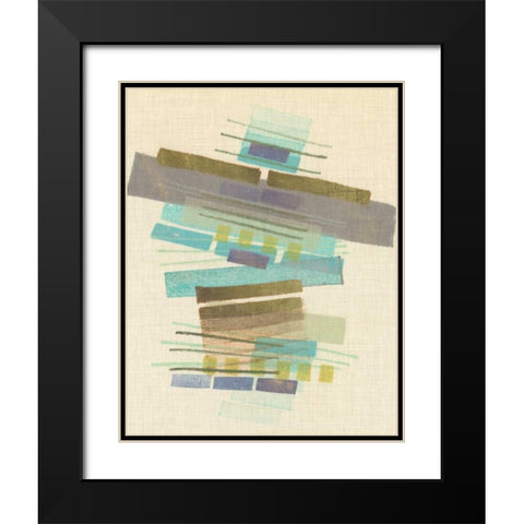 Balancing II Black Modern Wood Framed Art Print with Double Matting by Galapon, Nikki