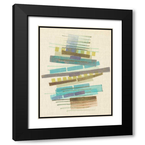Balancing III Black Modern Wood Framed Art Print with Double Matting by Galapon, Nikki