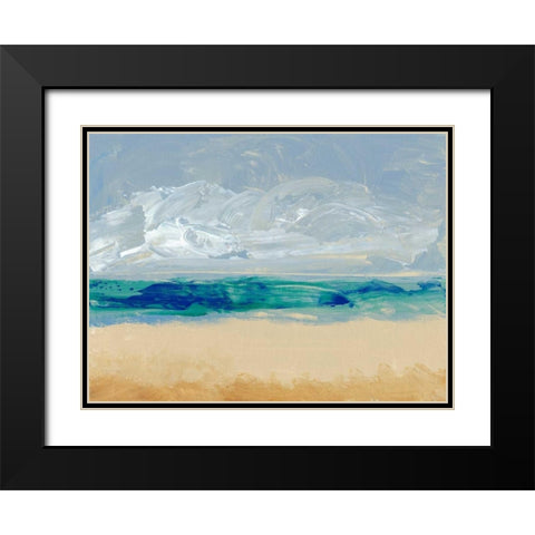 Eastern Shore I Black Modern Wood Framed Art Print with Double Matting by Ludwig, Alicia