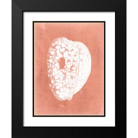 Sealife on Coral III Black Modern Wood Framed Art Print with Double Matting by Vision Studio