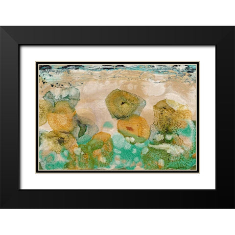 Beneath the Waves I Black Modern Wood Framed Art Print with Double Matting by Ludwig, Alicia