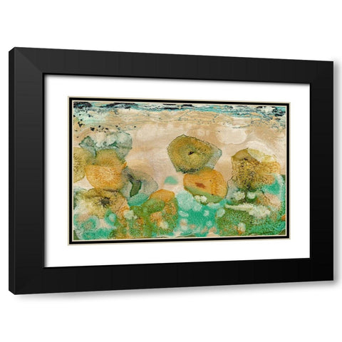 Beneath the Waves I Black Modern Wood Framed Art Print with Double Matting by Ludwig, Alicia