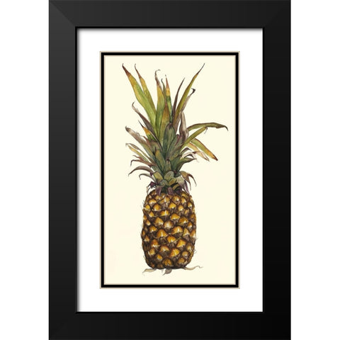 Pineapple Study II (ASH) Black Modern Wood Framed Art Print with Double Matting by Willett, Michael