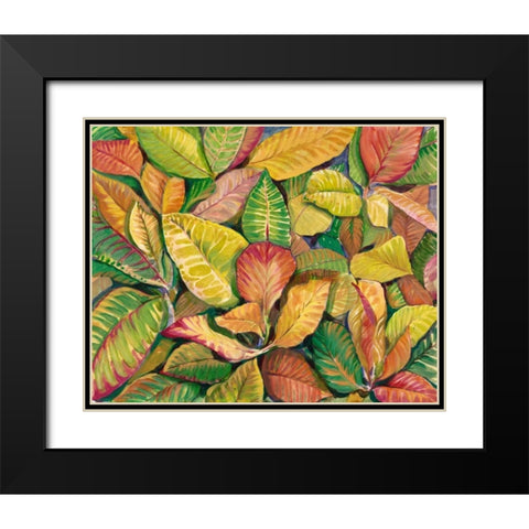Tropical Close Up II Black Modern Wood Framed Art Print with Double Matting by OToole, Tim