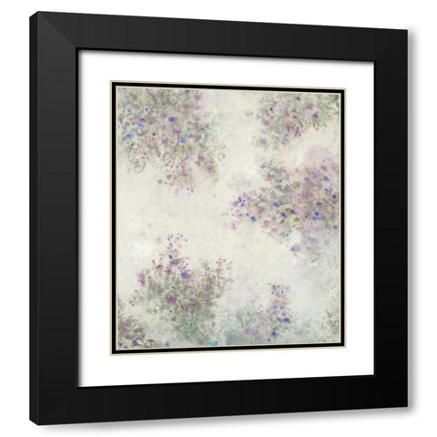 Twig Blossoms IV Black Modern Wood Framed Art Print with Double Matting by OToole, Tim