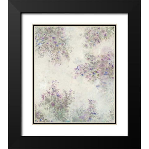 Twig Blossoms IV Black Modern Wood Framed Art Print with Double Matting by OToole, Tim