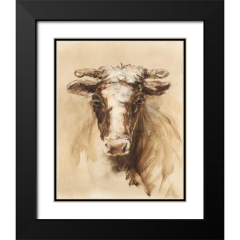 Western Ranch Animals II Black Modern Wood Framed Art Print with Double Matting by Harper, Ethan