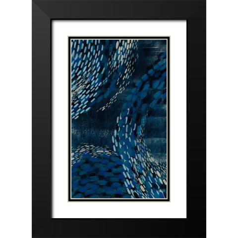 Moon Tide I Black Modern Wood Framed Art Print with Double Matting by Popp, Grace
