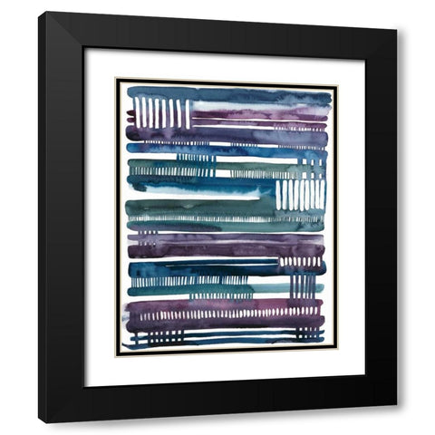 Collapse I Black Modern Wood Framed Art Print with Double Matting by Popp, Grace