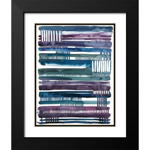 Collapse I Black Modern Wood Framed Art Print with Double Matting by Popp, Grace