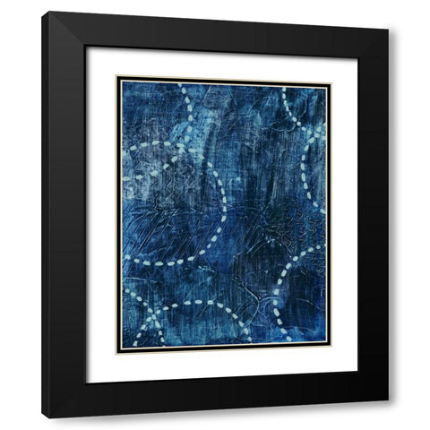 Drifting I Black Modern Wood Framed Art Print with Double Matting by Popp, Grace