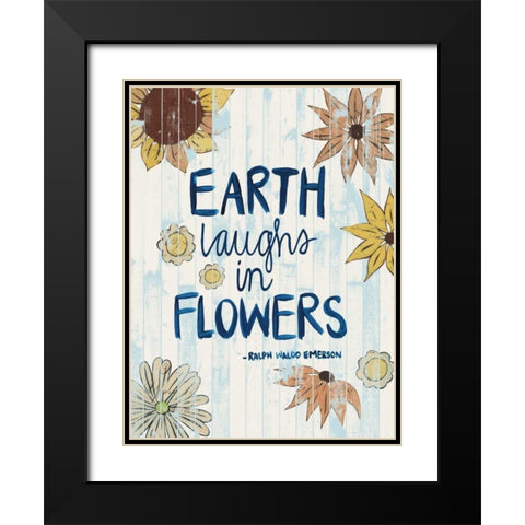 Sunny Day Words III Black Modern Wood Framed Art Print with Double Matting by Popp, Grace