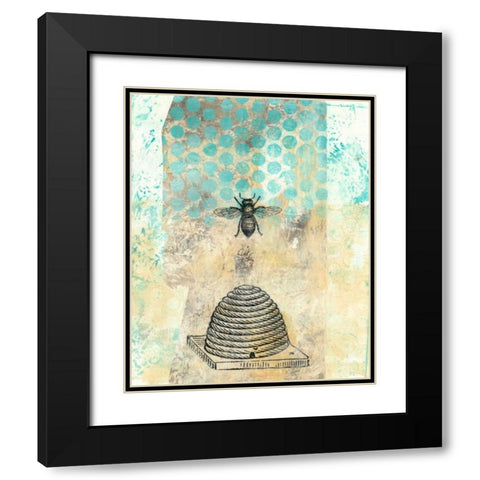 Vintage Beekeeper II Black Modern Wood Framed Art Print with Double Matting by McCavitt, Naomi