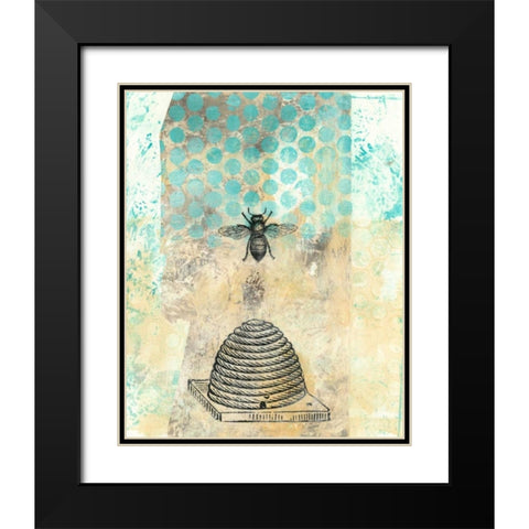 Vintage Beekeeper II Black Modern Wood Framed Art Print with Double Matting by McCavitt, Naomi