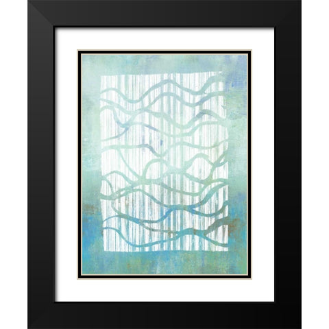 Inverse Black Modern Wood Framed Art Print with Double Matting by Goldberger, Jennifer
