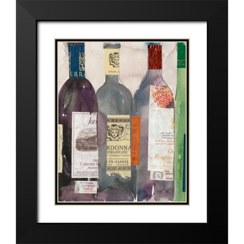 Dinner Party III Black Modern Wood Framed Art Print with Double Matting by Dixon, Samuel