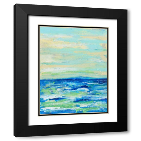 Emilys Waters I Black Modern Wood Framed Art Print with Double Matting by Brewington, Olivia