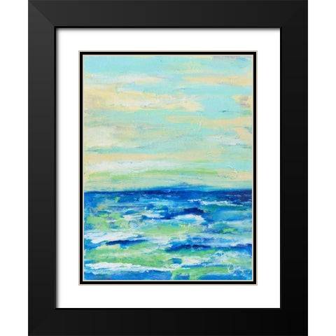 Emilys Waters I Black Modern Wood Framed Art Print with Double Matting by Brewington, Olivia