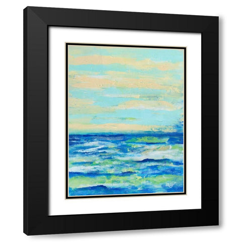 Emilys Waters II Black Modern Wood Framed Art Print with Double Matting by Brewington, Olivia