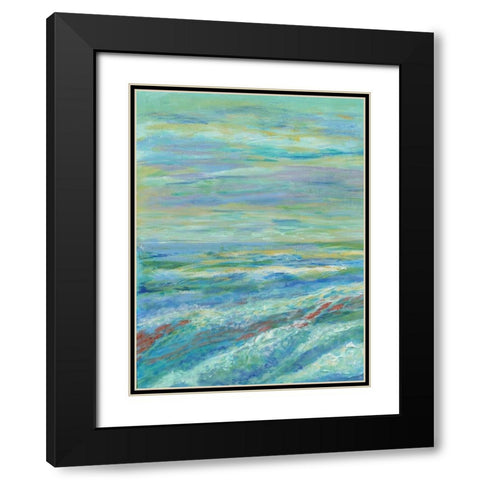 Red Fish I Black Modern Wood Framed Art Print with Double Matting by Brewington, Olivia