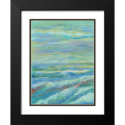 Red Fish I Black Modern Wood Framed Art Print with Double Matting by Brewington, Olivia