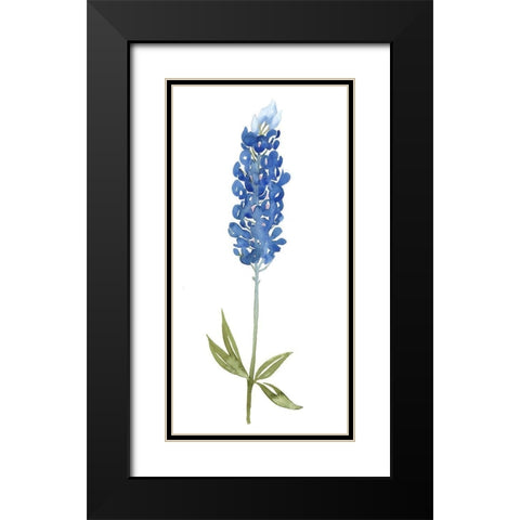Blue Bonnets I (ASH) Black Modern Wood Framed Art Print with Double Matting by Popp, Grace
