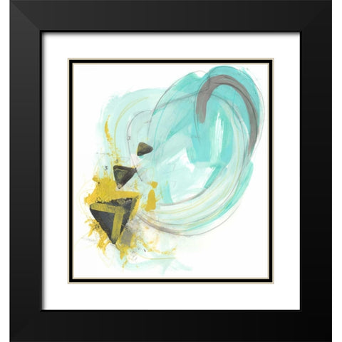 Intonation IV Black Modern Wood Framed Art Print with Double Matting by Vess, June Erica