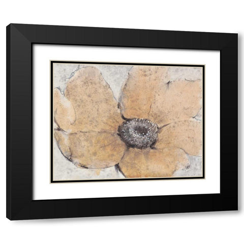 Transparency Flower III Black Modern Wood Framed Art Print with Double Matting by OToole, Tim