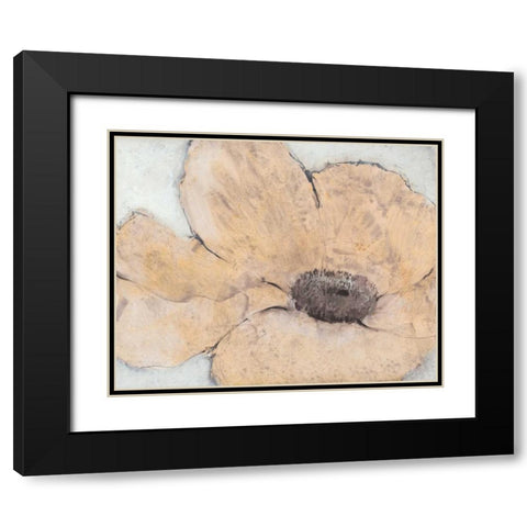 Transparency Flower IV Black Modern Wood Framed Art Print with Double Matting by OToole, Tim