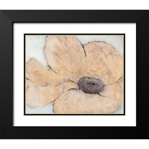 Transparency Flower IV Black Modern Wood Framed Art Print with Double Matting by OToole, Tim