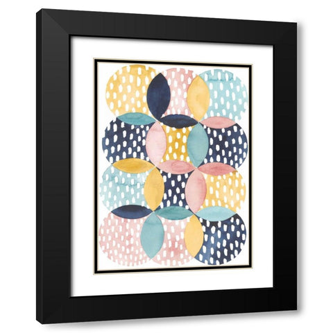 Deluge II Black Modern Wood Framed Art Print with Double Matting by Popp, Grace