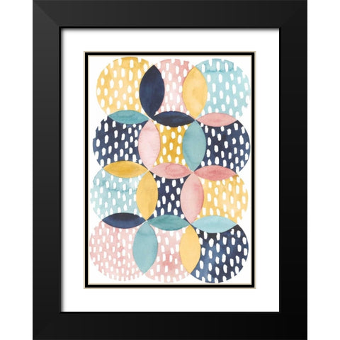 Deluge II Black Modern Wood Framed Art Print with Double Matting by Popp, Grace