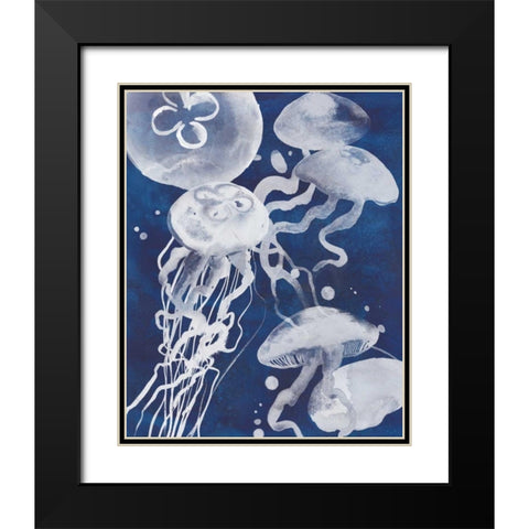 Swarm I Black Modern Wood Framed Art Print with Double Matting by Popp, Grace