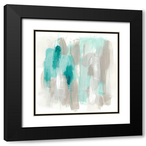 Coastal Fog I Black Modern Wood Framed Art Print with Double Matting by Vess, June Erica