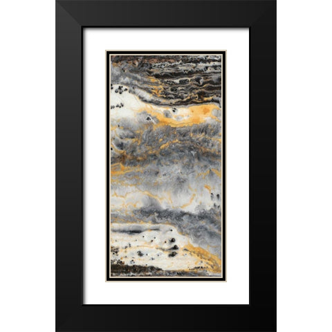 Granite II Black Modern Wood Framed Art Print with Double Matting by Hambly, Anna