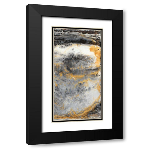 Granite III Black Modern Wood Framed Art Print with Double Matting by Hambly, Anna