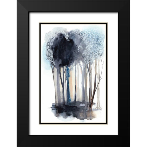 Tranquil Coppice II Black Modern Wood Framed Art Print with Double Matting by Popp, Grace