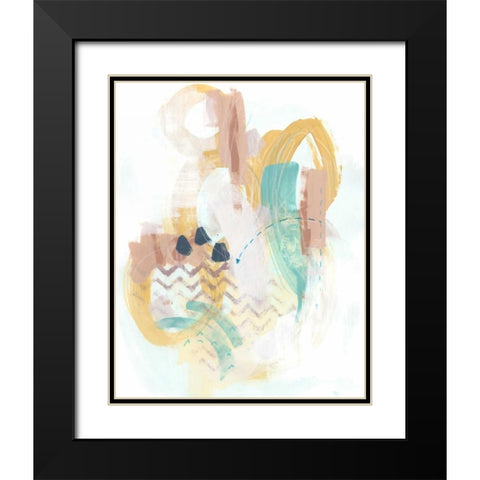 Division and Direction I Black Modern Wood Framed Art Print with Double Matting by Vess, June Erica