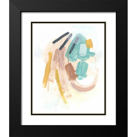 Division and Direction II Black Modern Wood Framed Art Print with Double Matting by Vess, June Erica