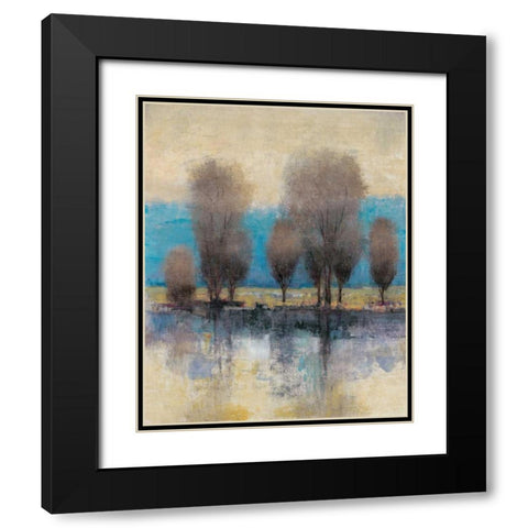 On the Horizon I Black Modern Wood Framed Art Print with Double Matting by OToole, Tim