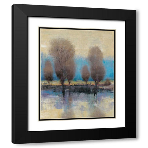 On the Horizon II Black Modern Wood Framed Art Print with Double Matting by OToole, Tim