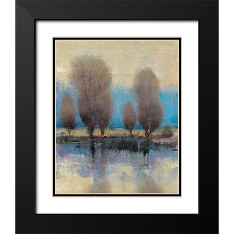 On the Horizon II Black Modern Wood Framed Art Print with Double Matting by OToole, Tim